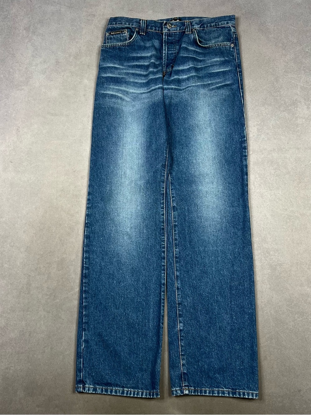 D&G Men's Straight Jeans Blue Wash